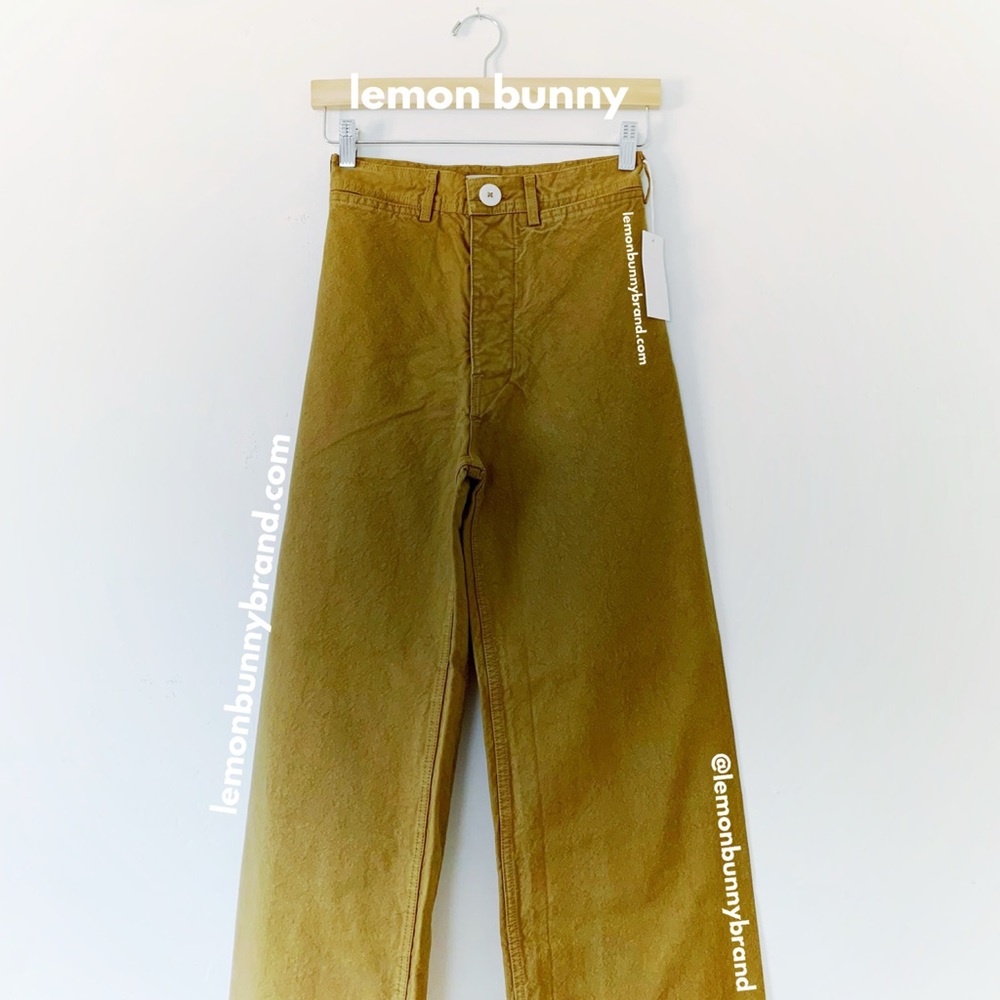 Jesse Kamm Sailor Pants in Tobacco Tan Brown Size 2 Brand New NWT